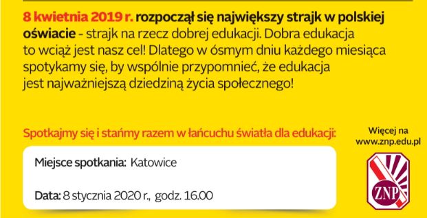 Pikieta w Katowicach 8 stycznia