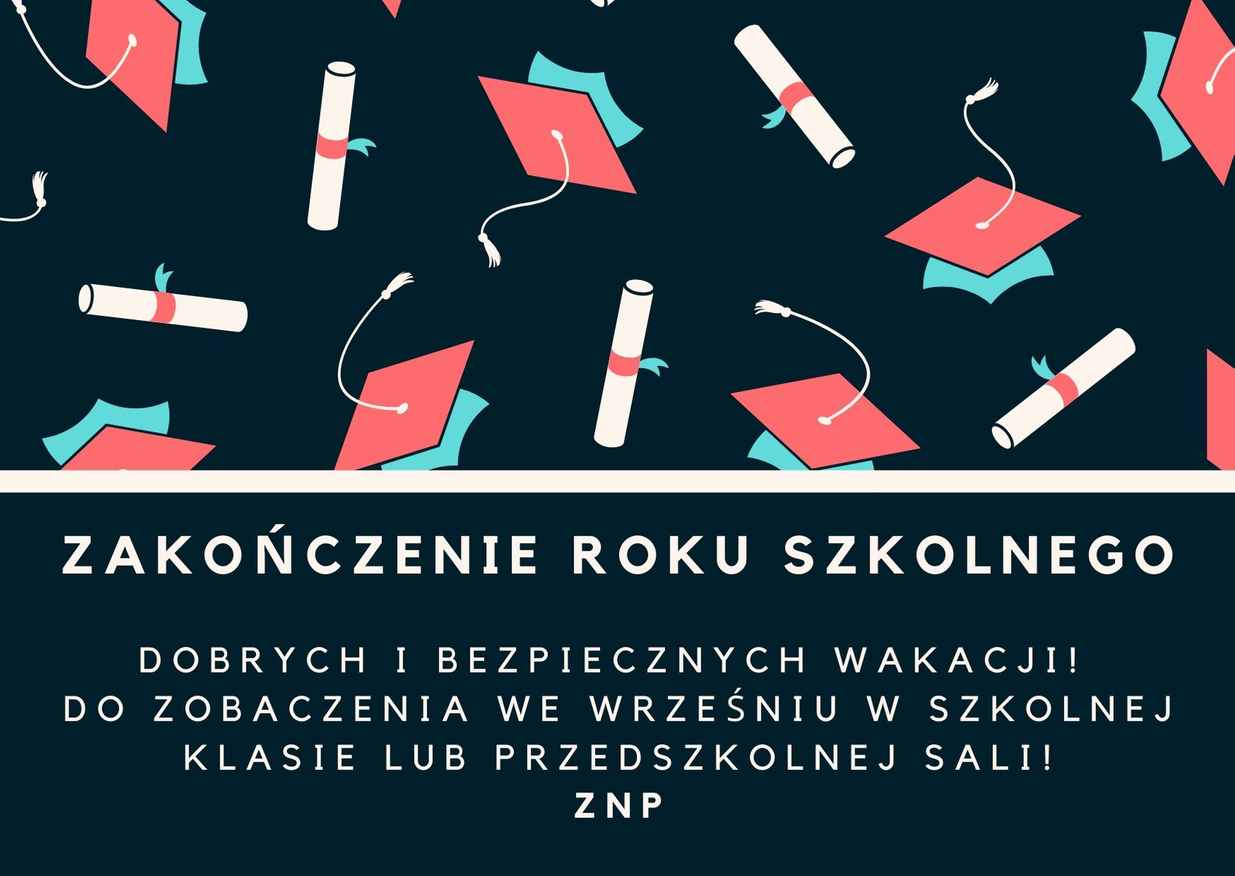 List prezesa ZNP z okazji zakończenia roku szkolnego 2019/2020